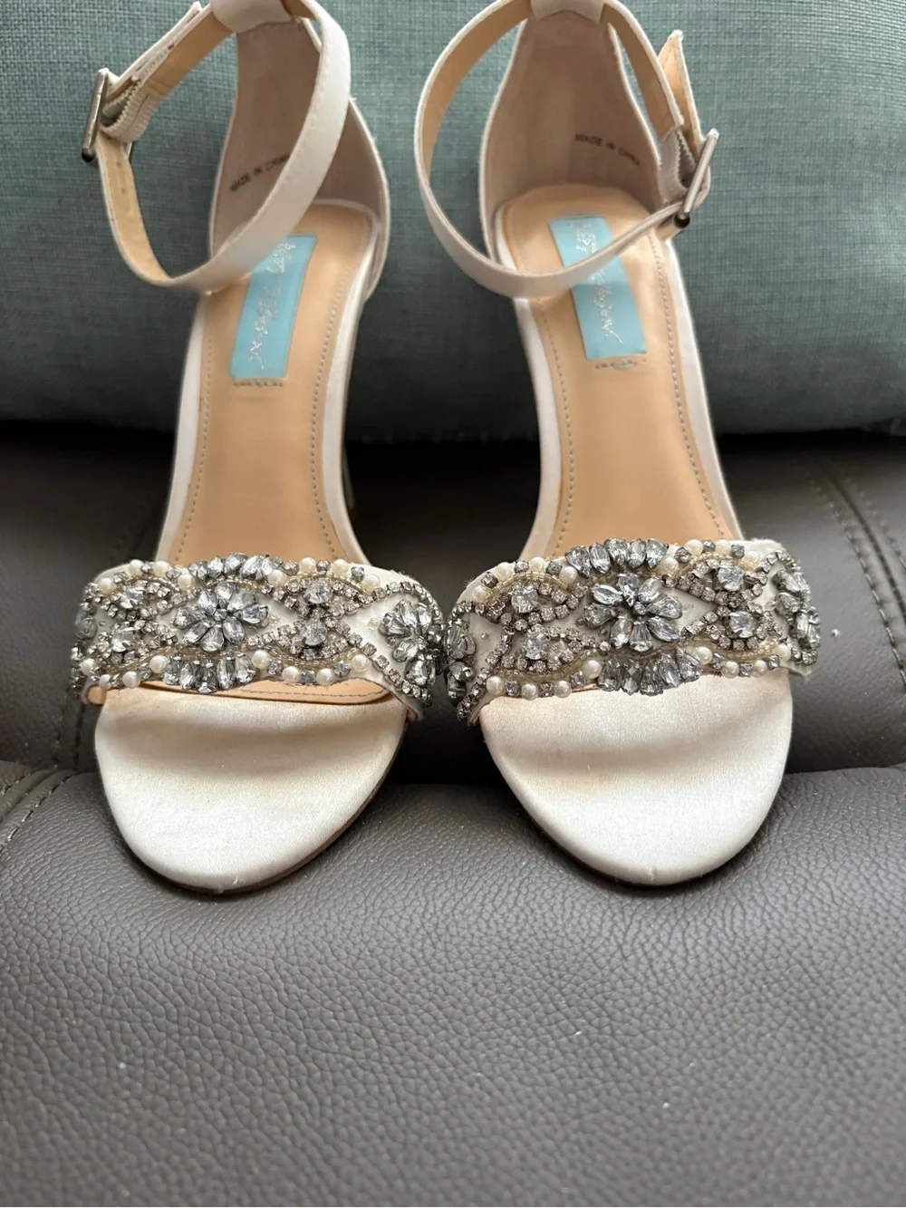 Betsey Johnson satin ivory